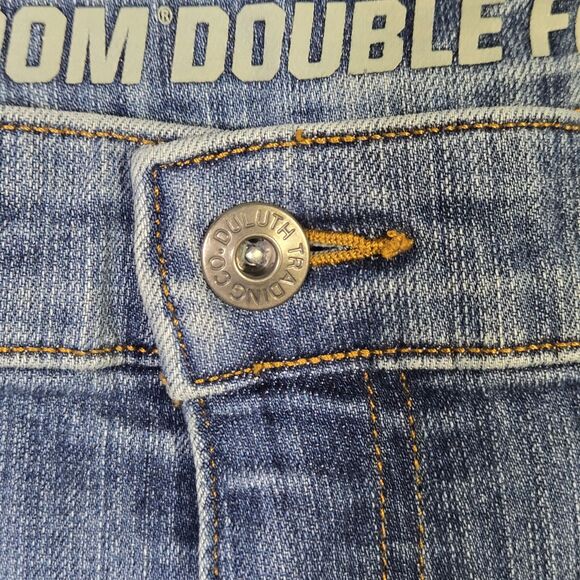 Duluth Flex Ballroom Jeans Relaxed Fit Men 42 x 31  Blue Mid-Rise 6 Pockets - Picture 11 of 12